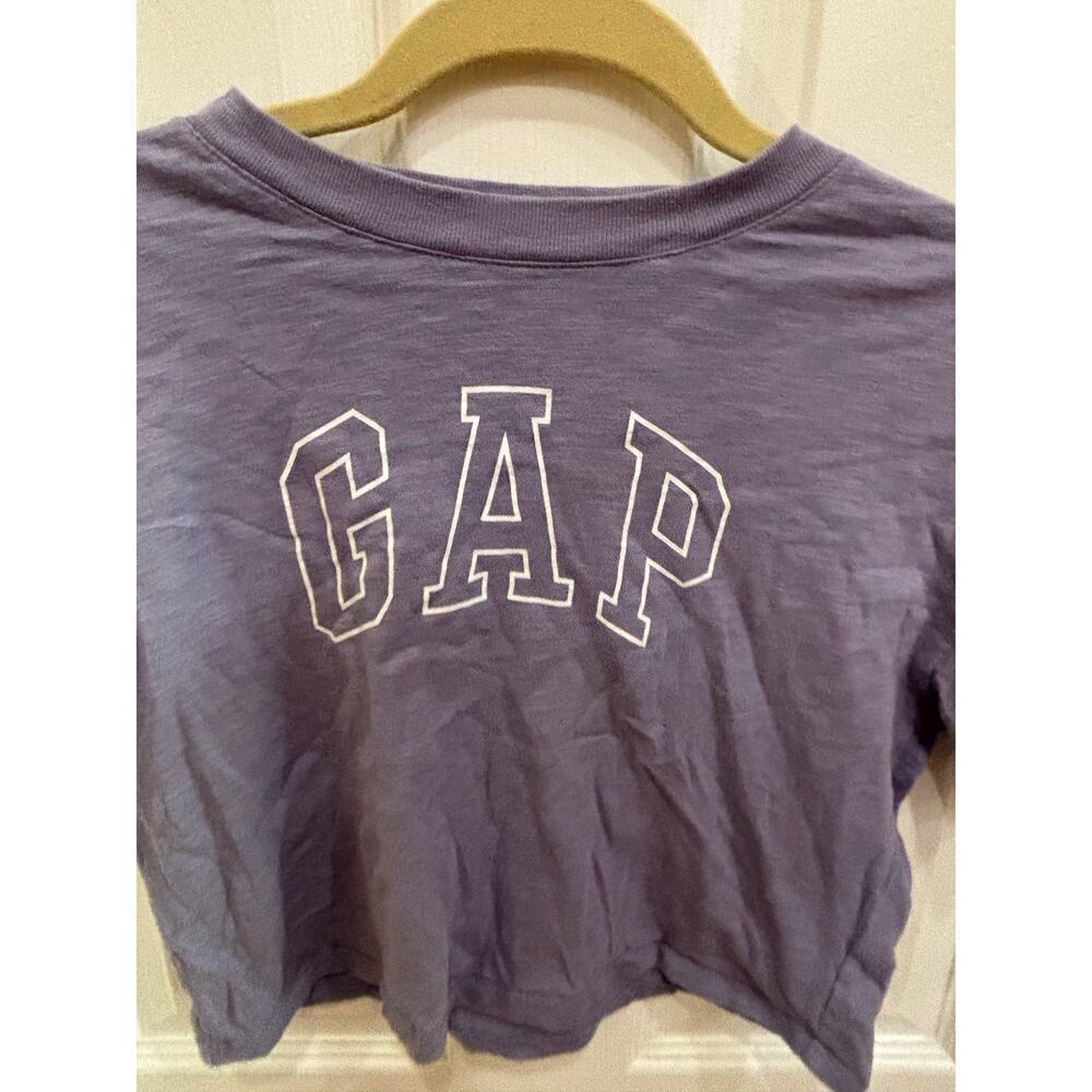 Gap Cropped Lavender Tee Teen Size Small